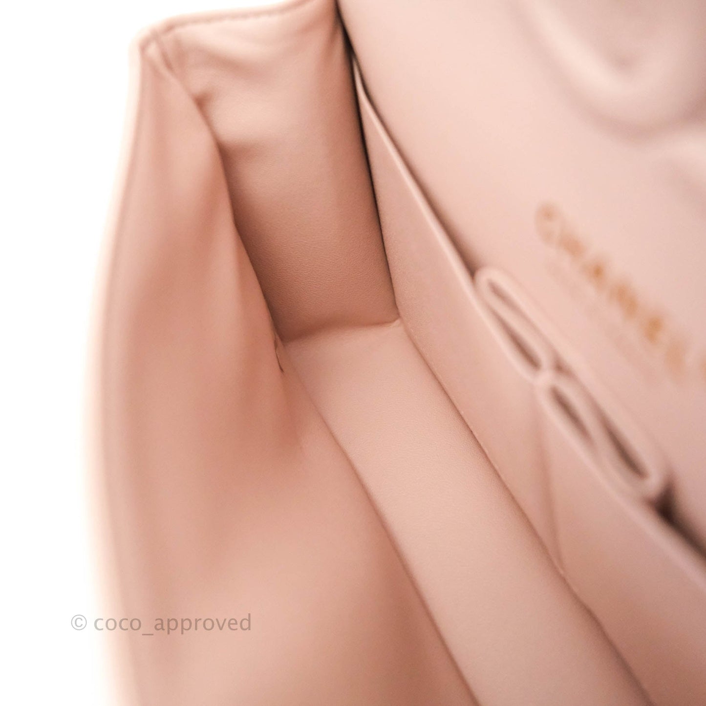 Chanel Classic Small S/M Flap Rose Clair Pink Caviar Gold Hardware 21C