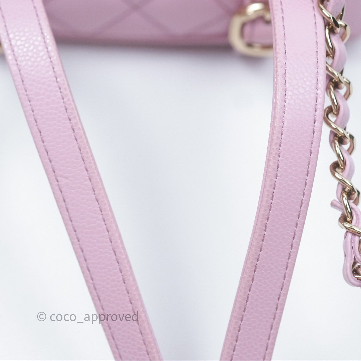 Chanel Mini Duma Backpack Pink Lilac Caviar Gold Hardware