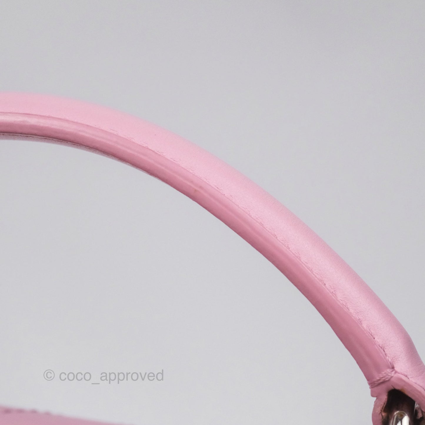 Chanel Stitched Ring My Bag Flap Crossbody Pink Calfskin Silver Hardware