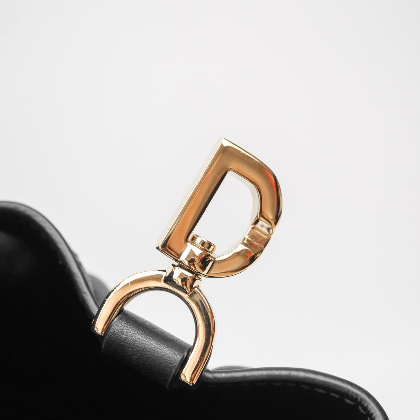Christian Dior Small Toujours Vertical Tote Bag Black Macrocannage Calfskin Gold Hardware