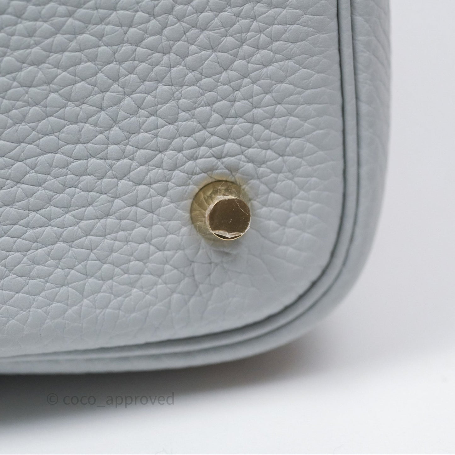 Hermès Picotin Lock 22 Bleu Pale 08 Clemence Gold Hardware