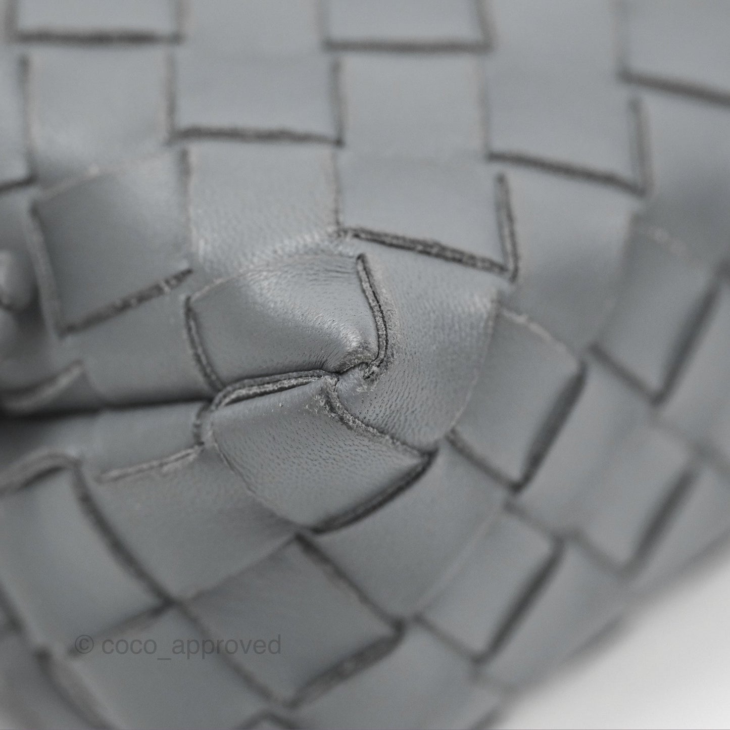 Bottega Veneta Mini Loop Camera Bag Intrecciato Lambskin Thunder