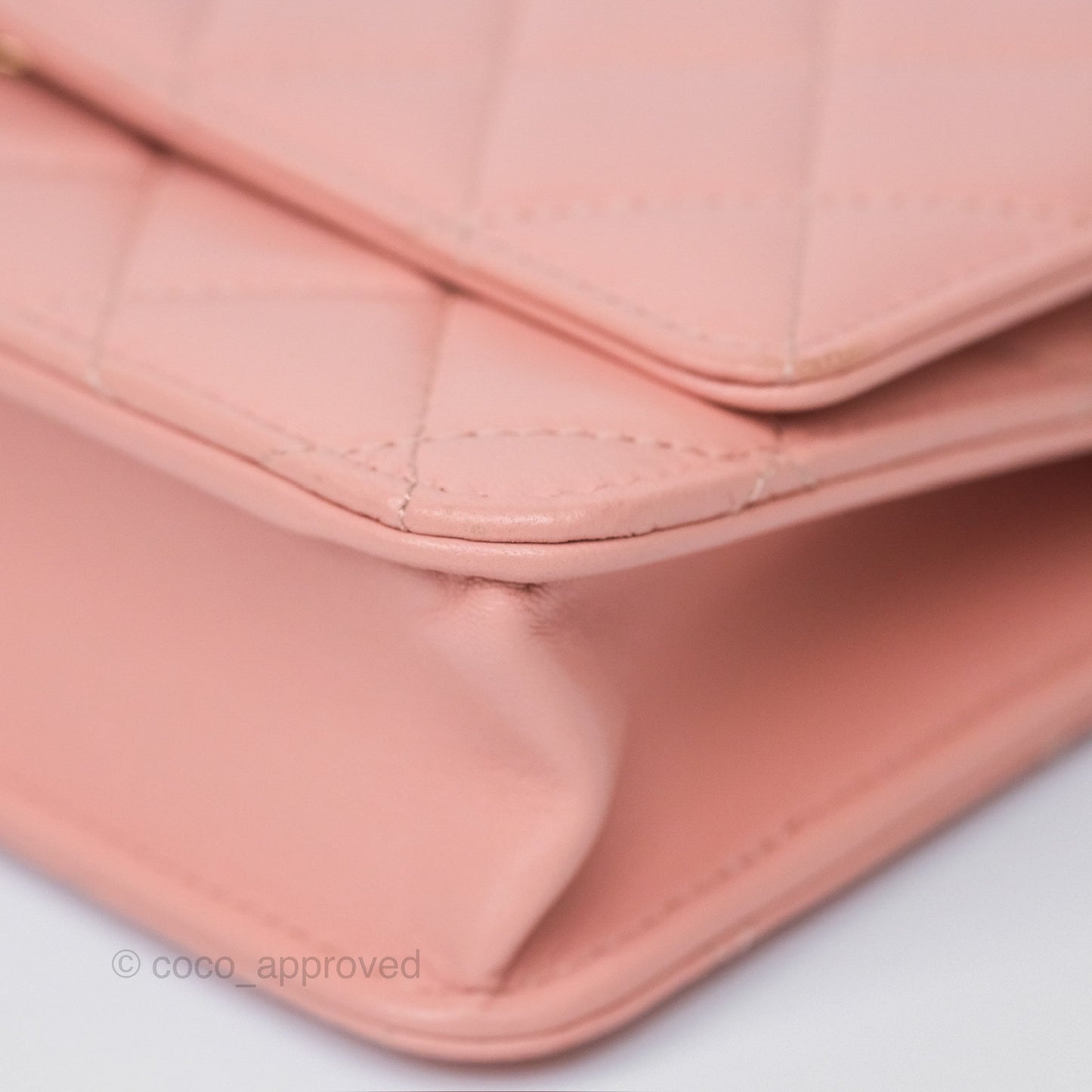 Chanel Trendy CC WOC Quilted Salmon Pink Lambskin Gold Hardware