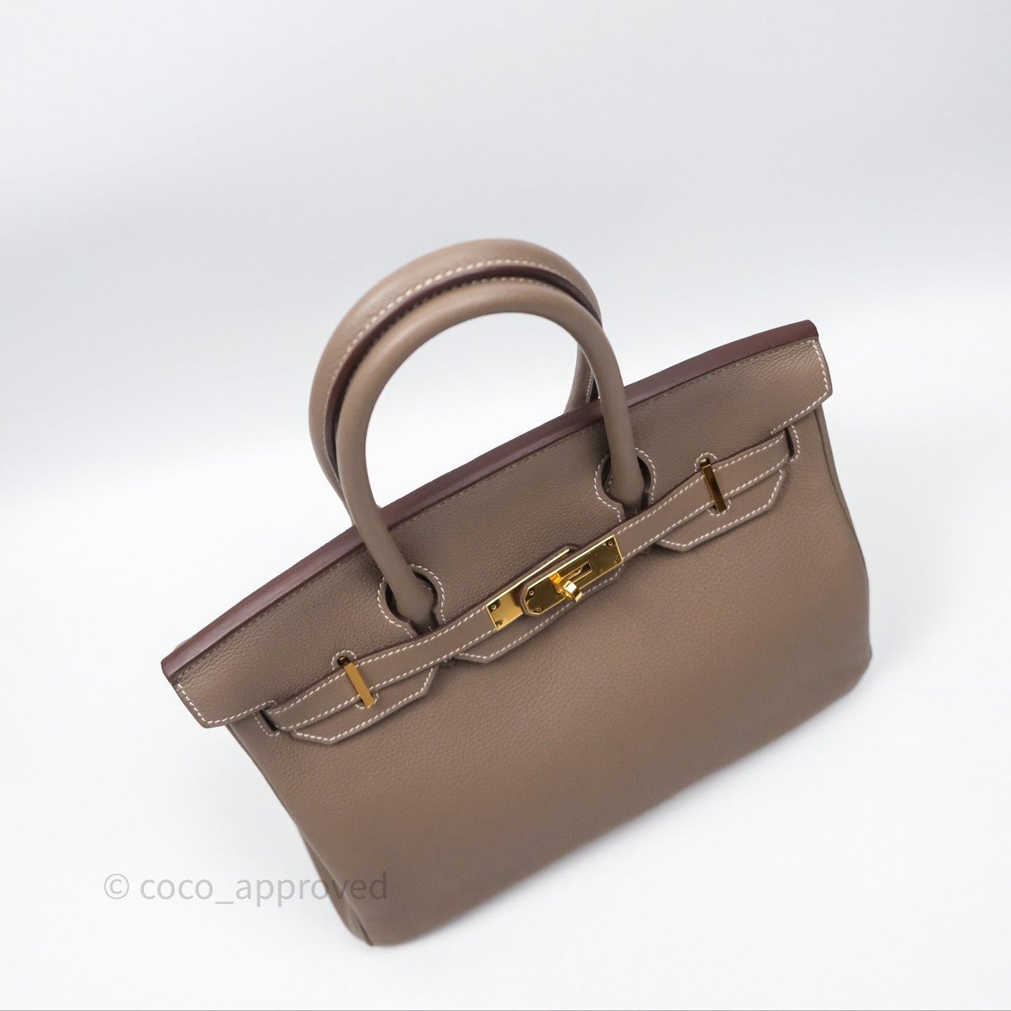 Hermès Birkin 30 Etoupe 18 Togo Gold Hardware