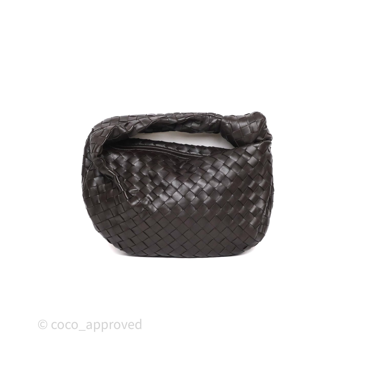 Bottega Veneta Teen Jodie Brown Intrecciato Lambskin