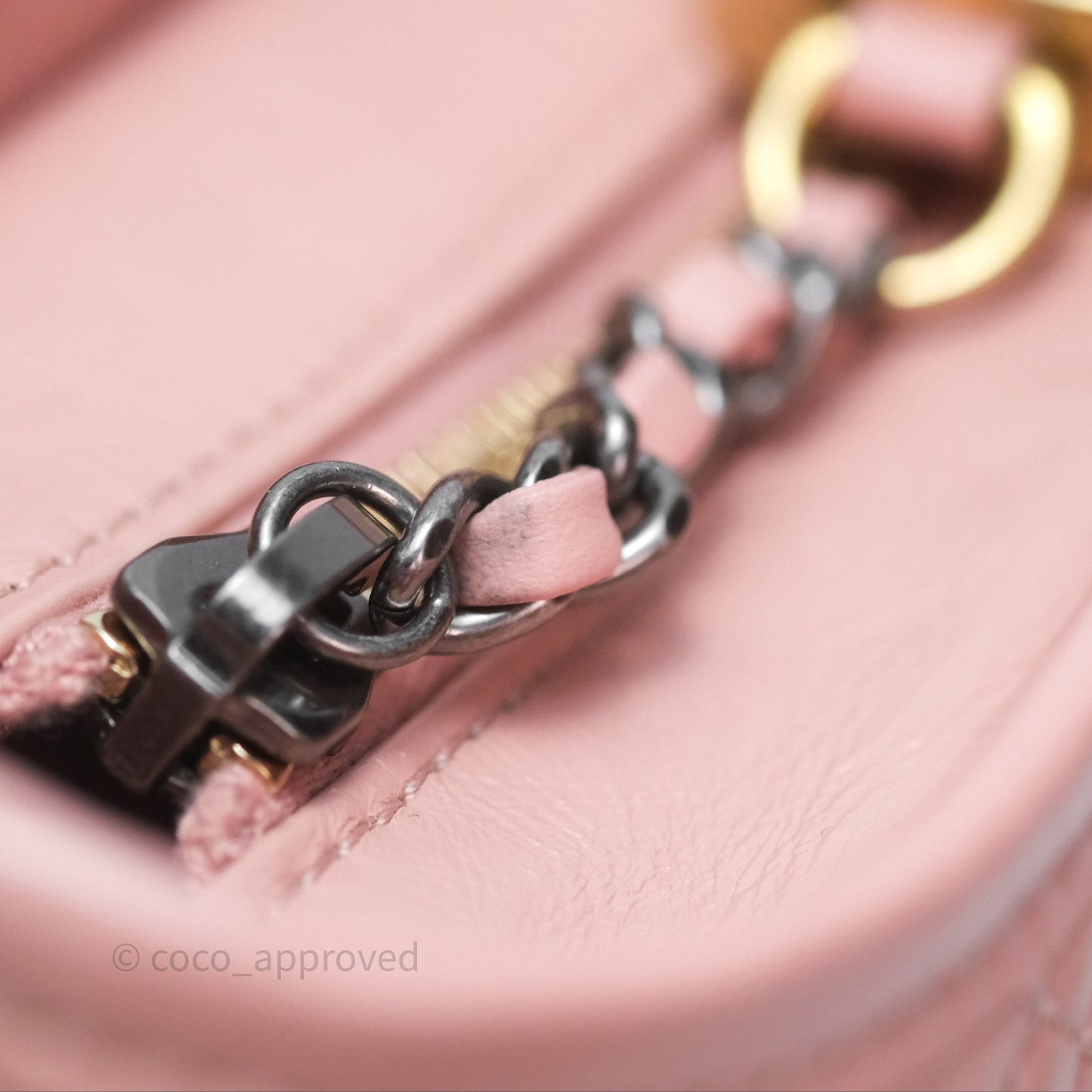 Chanel Small Gabrielle Hobo Quilted Pink Aged Calfskin