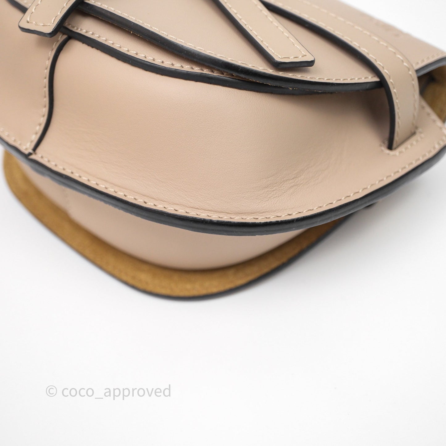 Loewe Mini Gate Dual Bag Beige Sand Soft Calfskin Jacquard Strap