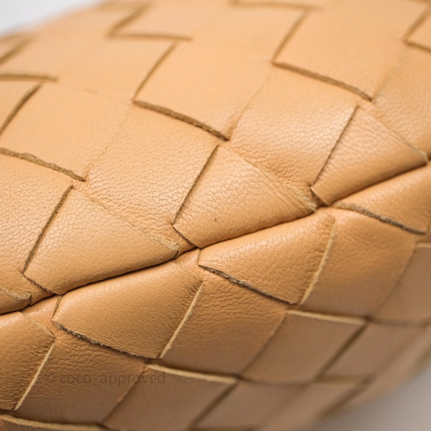 Bottega Veneta Mini Jodie Bag Intrecciato Beige Lambskin
