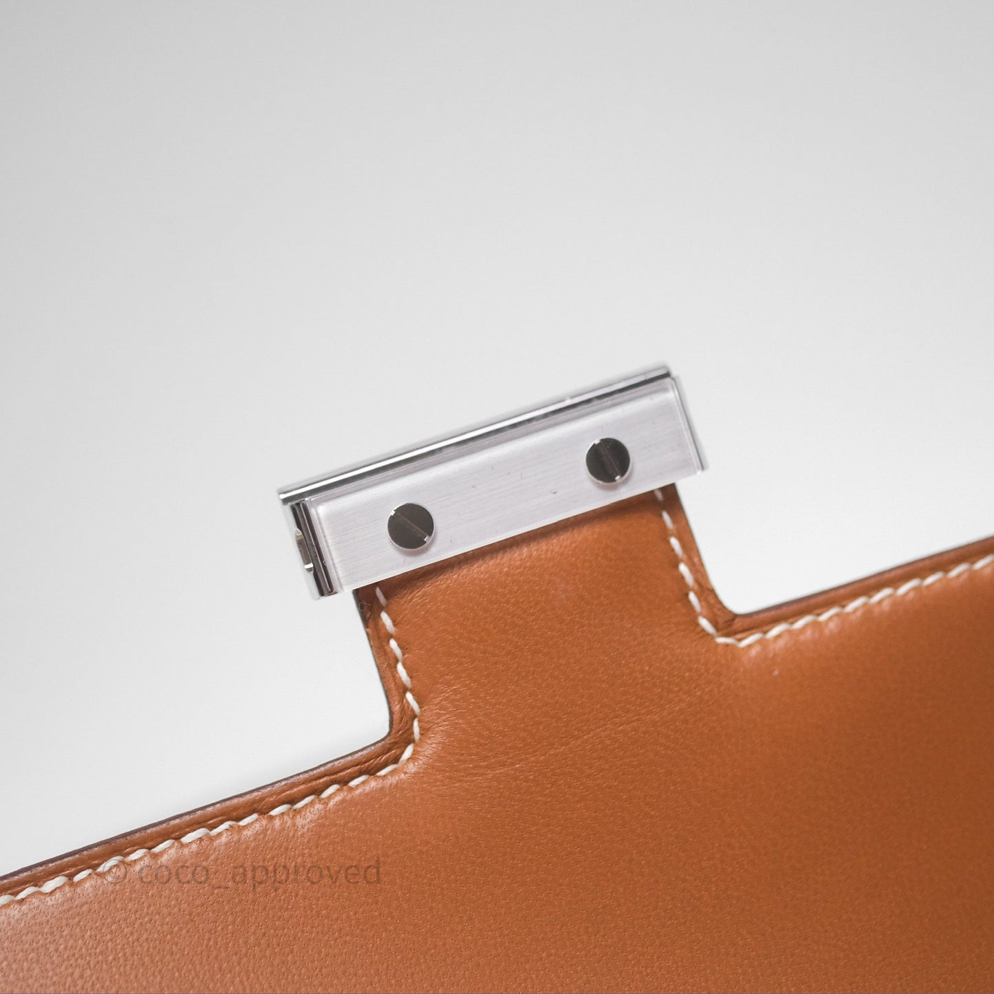 Hermès Constance Elan Gold 37 Epsom Palladium Hardware