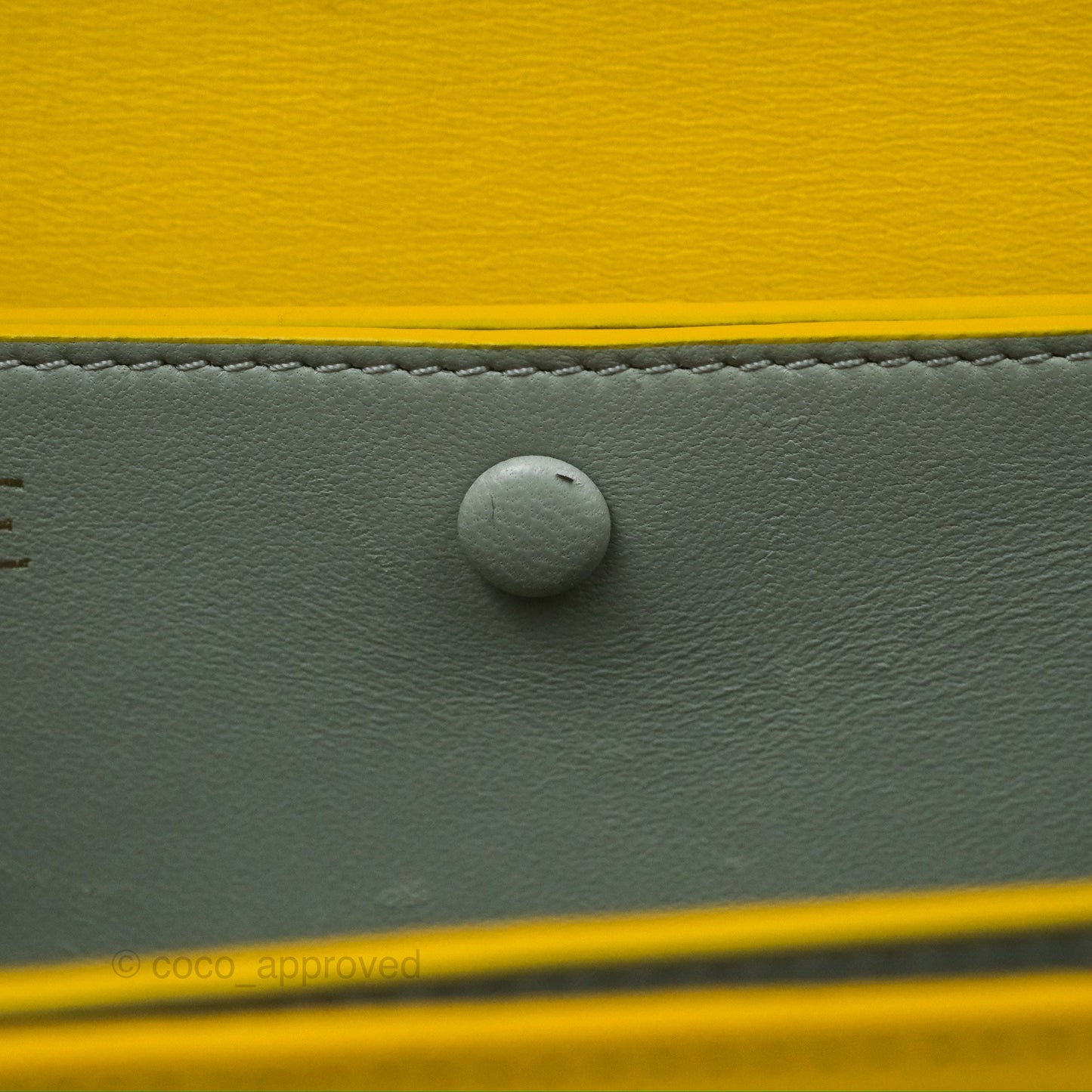 Loewe Small Goya Bag Yellow Silk Calfskin