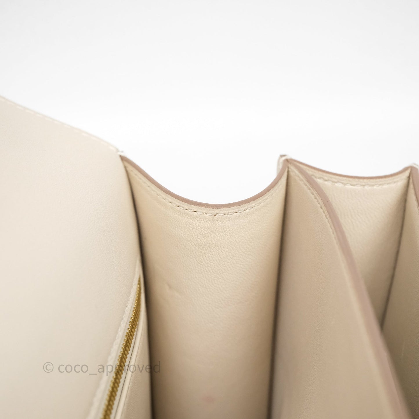 Hermès Constance 24 Craie 10 Epsom Gold Hardware