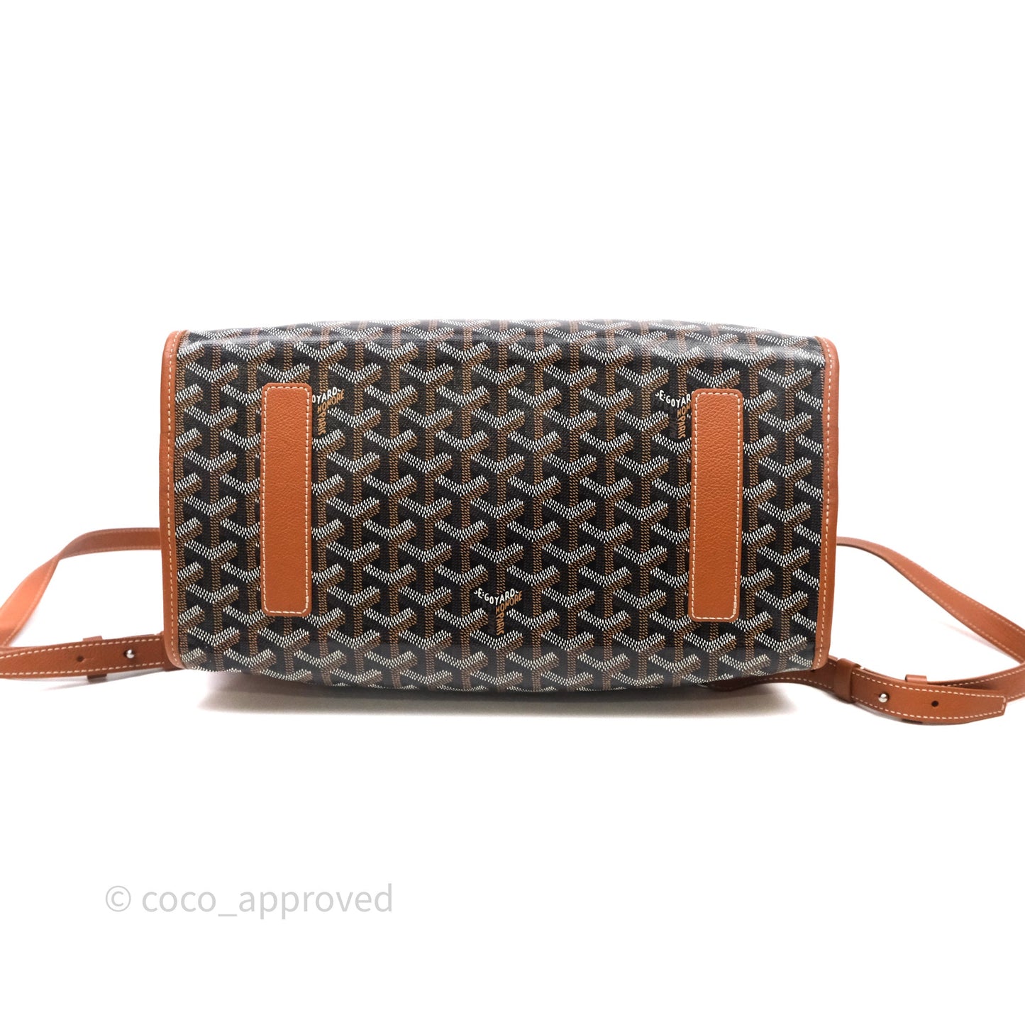 Goyard Saint Léger Backpack Black/ Tan