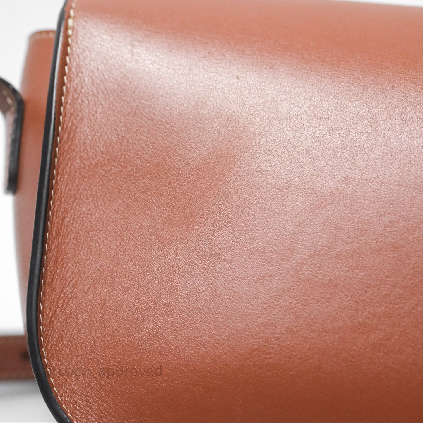 Celine Folco Cuir Triomphe in Smooth Calfskin Tan