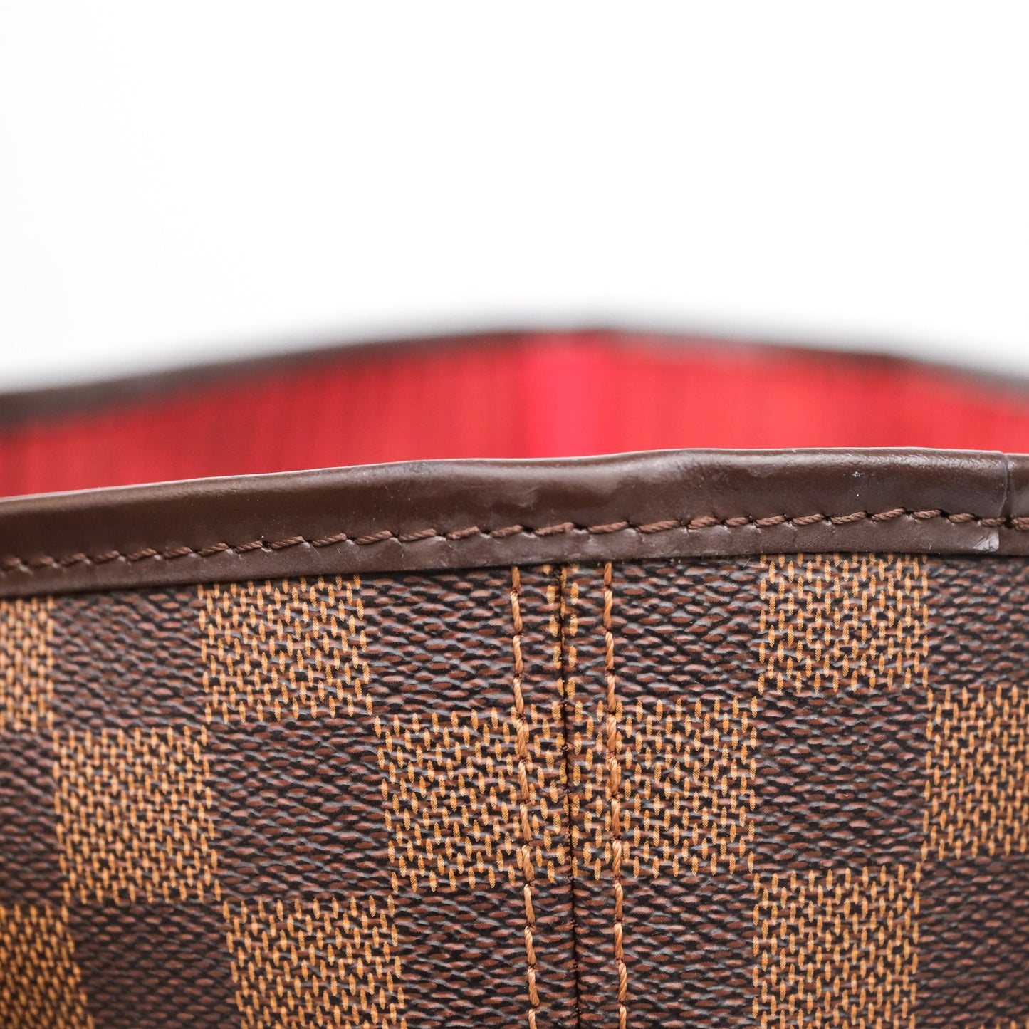 Louis Vuitton Neverfull MM Tote Bag Damier Ebene Canvas