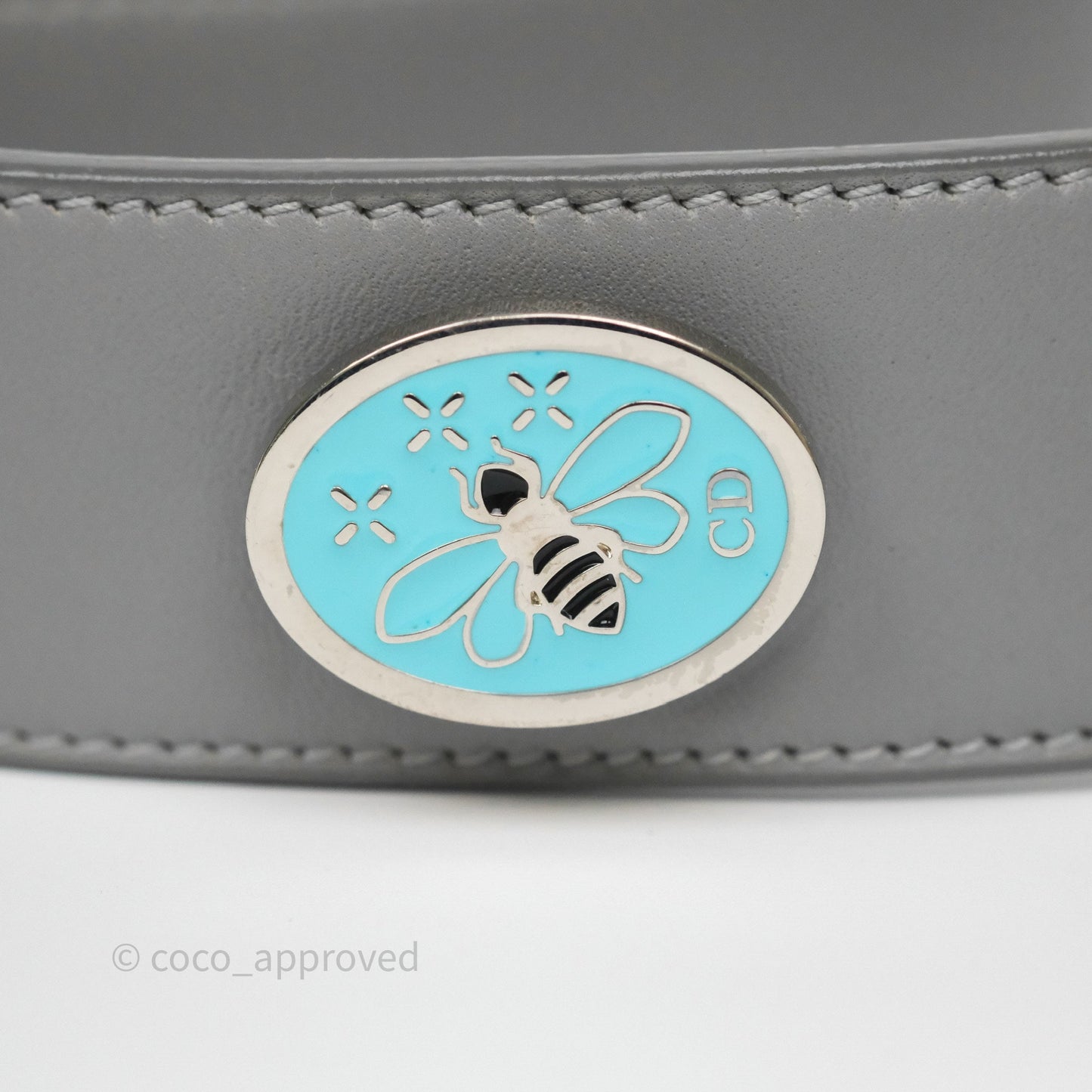 Dior Lady Dior My ABCDior Grey Lambskin Cannage