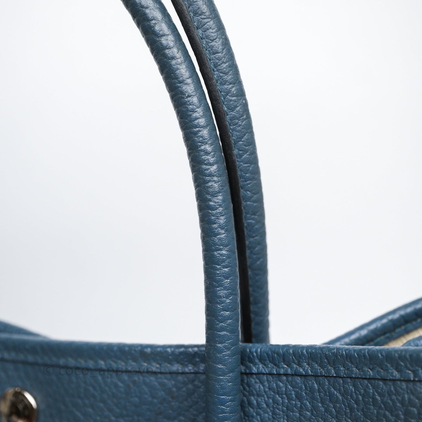 Hermès Garden Party 36 Bleu Palladium Hardware