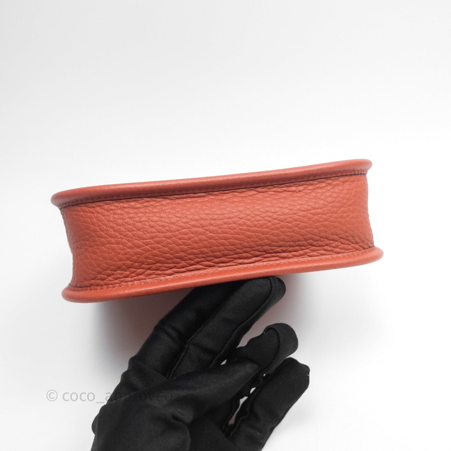 Hermès Mini Evelyne 16 Cuivre 6C Clemence Palladium Hardware