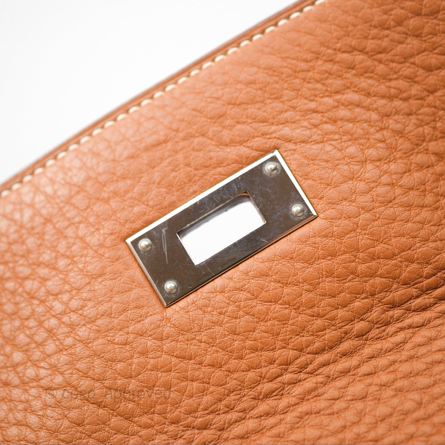 Hermès Kelly 32 Retourne Gold Togo Palladium Hardware