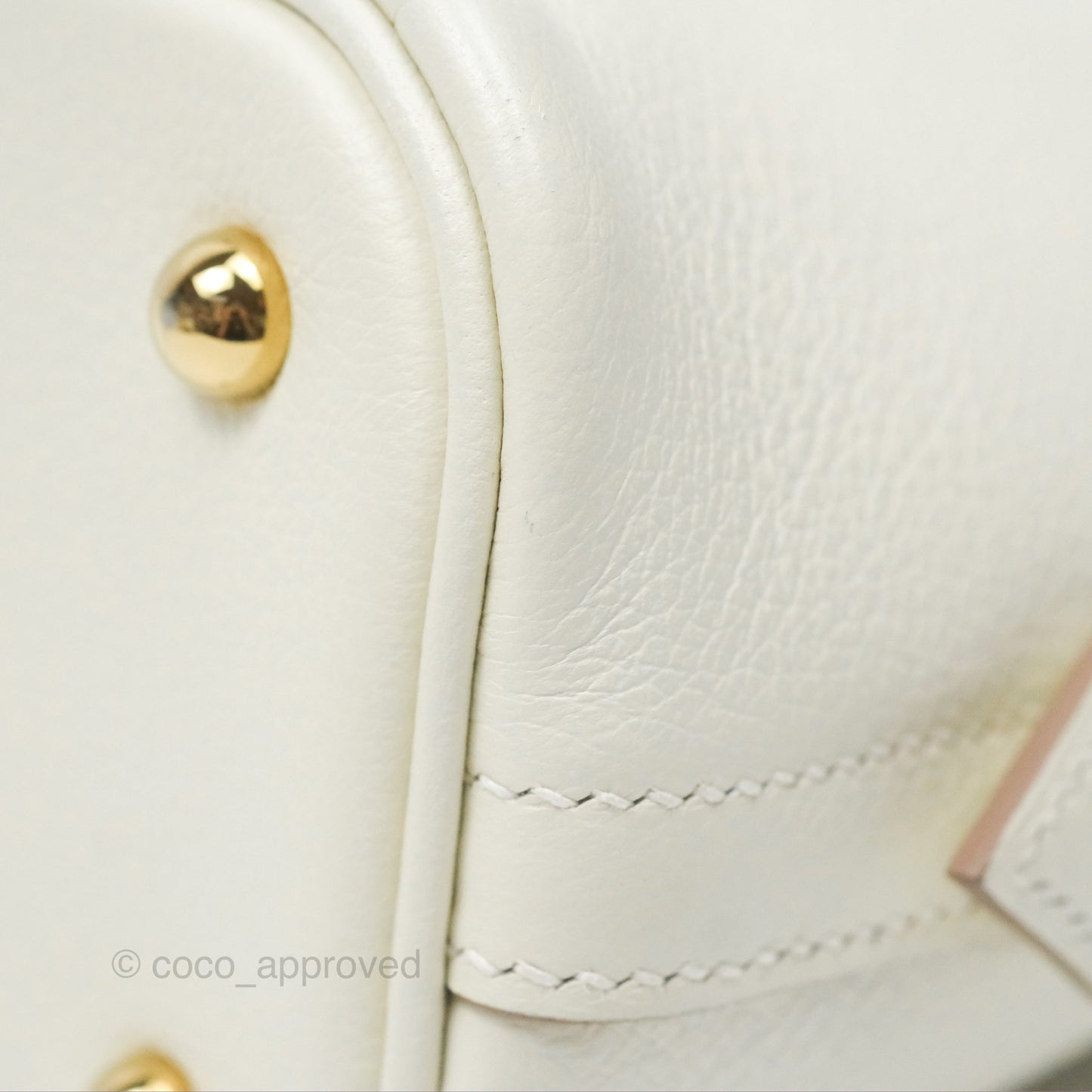 Hermès Bolide 1923 25 Mushroom 0T/Biscuit 48 Evercolor Gold Hardware