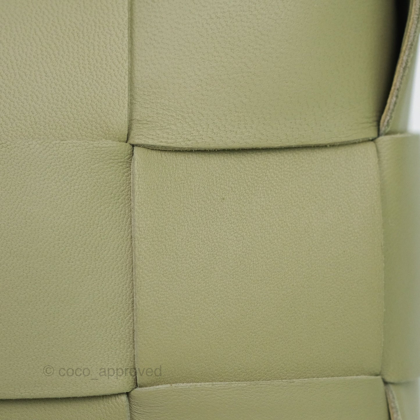 Bottega Veneta Brick Cassette Bag Olive Green Intrecciato Lambskin