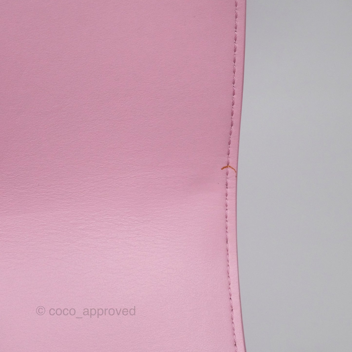 Chanel Stitched Ring My Bag Flap Crossbody Pink Calfskin Silver Hardware