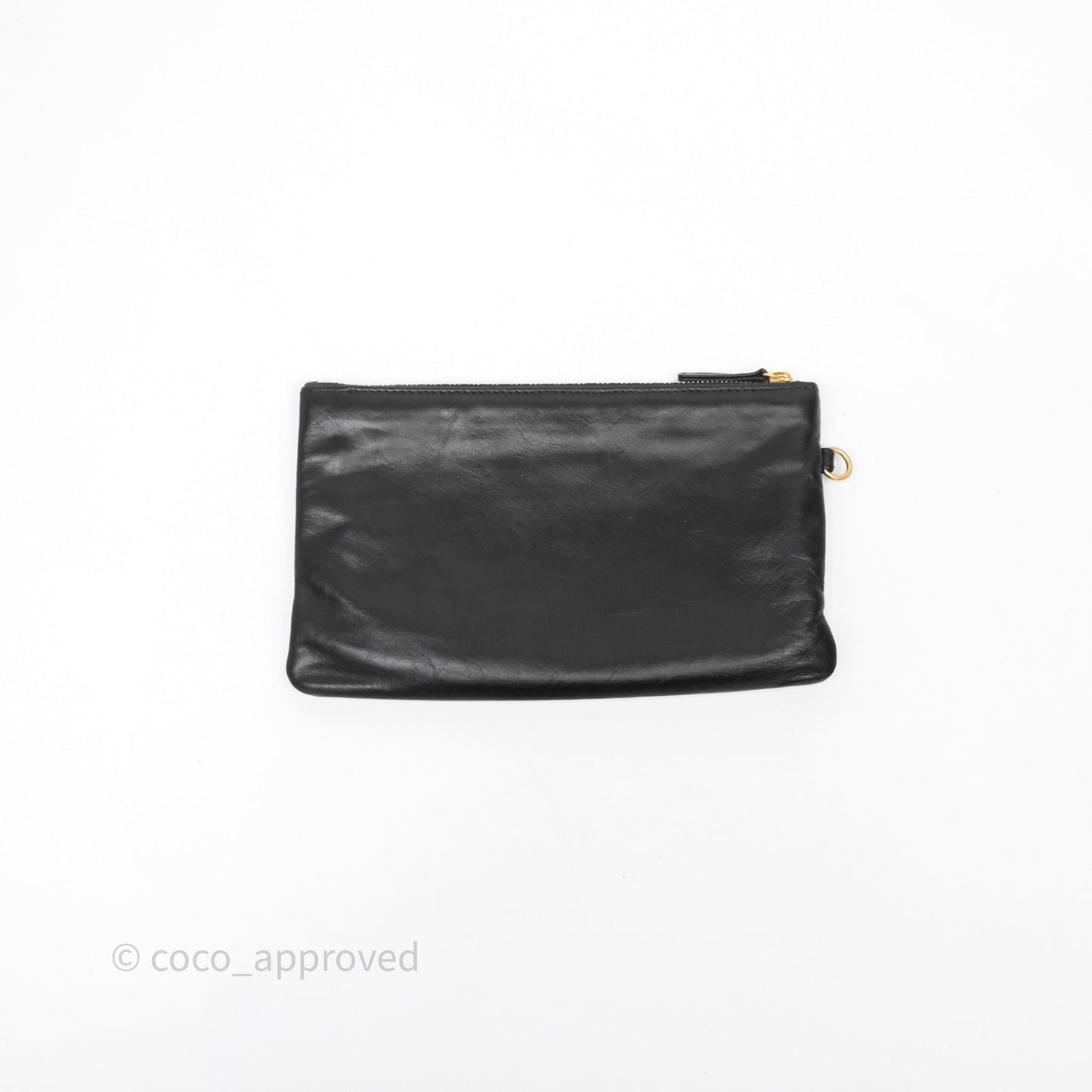 Chanel 22 Small Black Calfskin Aged Gold Hardware