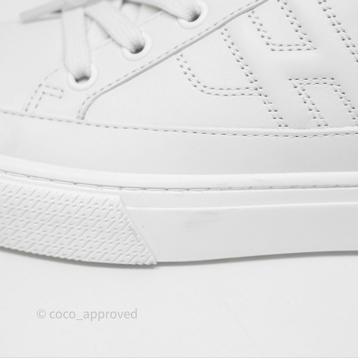 Hermès Deep Sneaker Calfskin White Size 37
