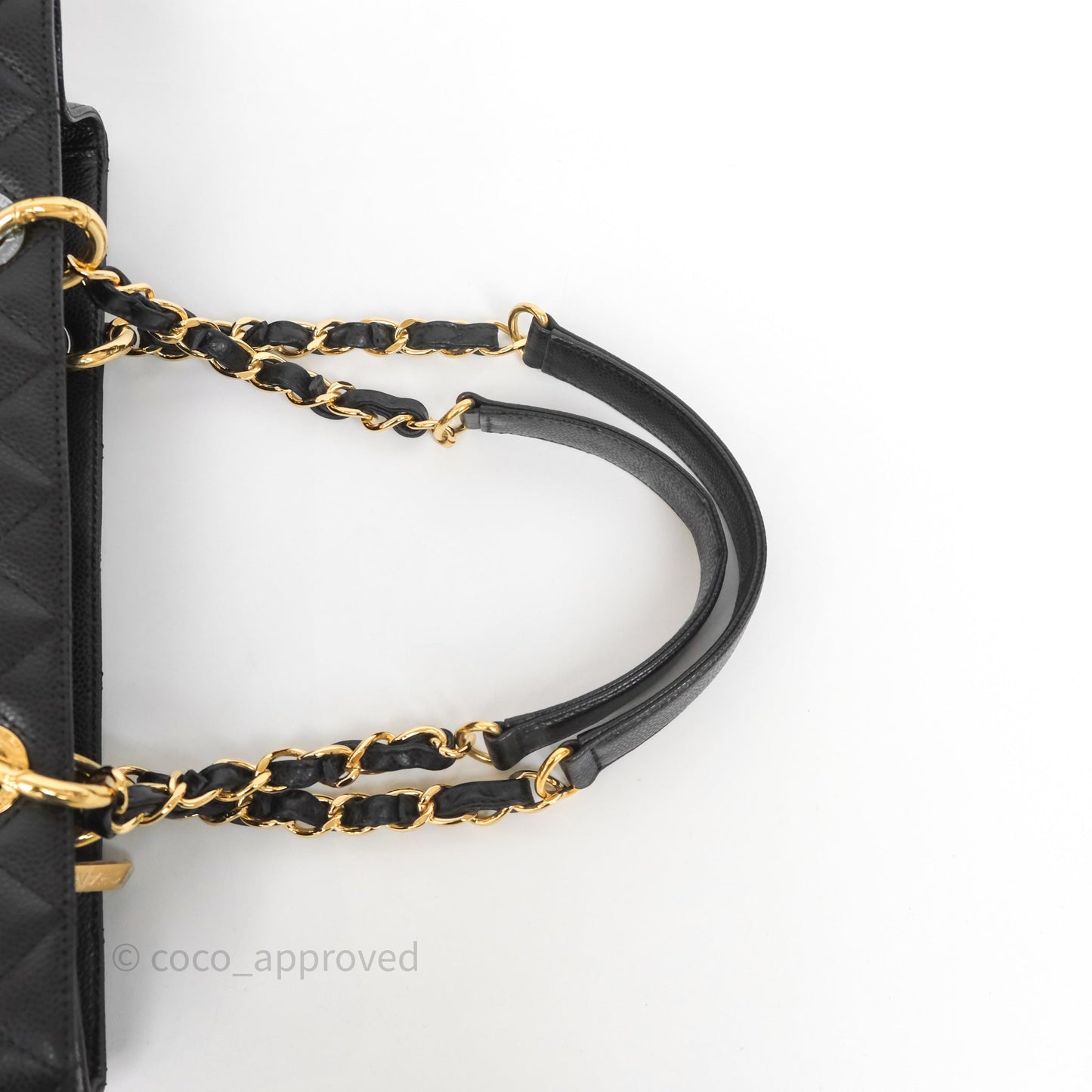 Chanel GST Black Caviar Gold Hardware