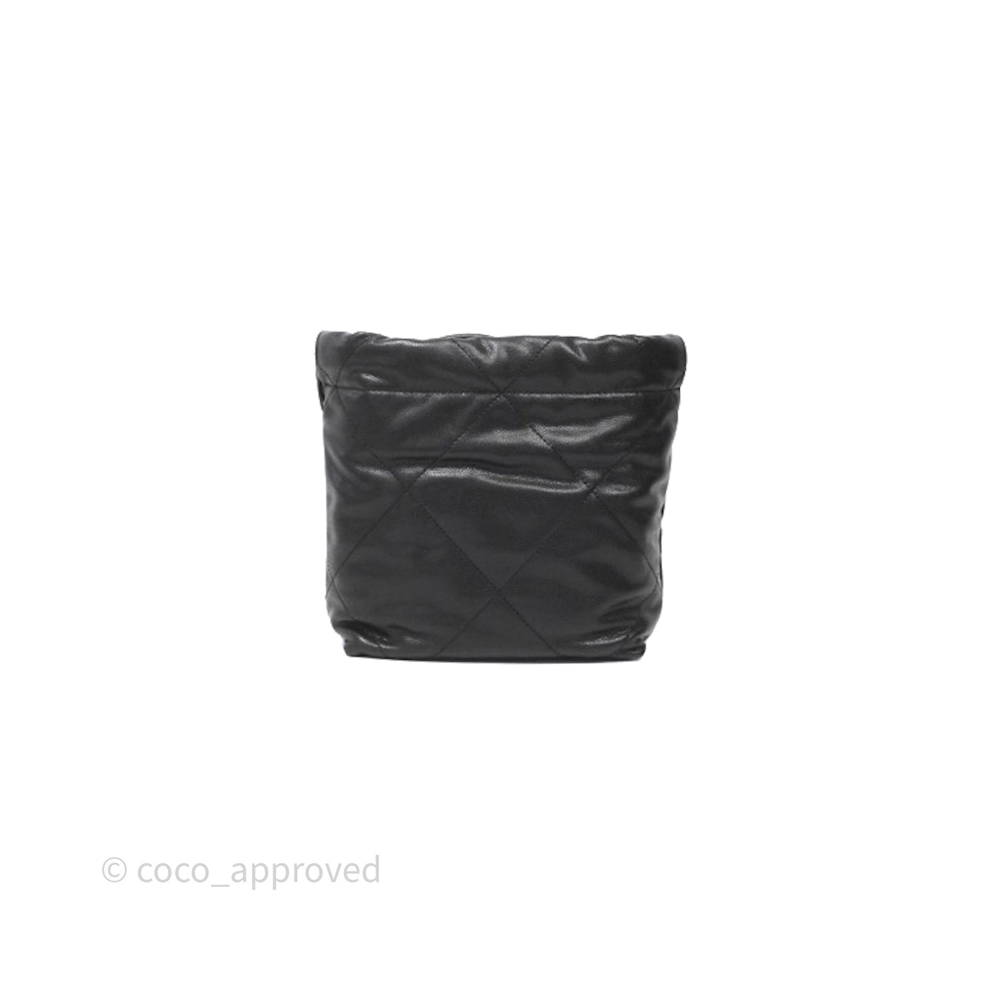 Chanel 22 Mini Black Caviar Aged Gold Hardware
