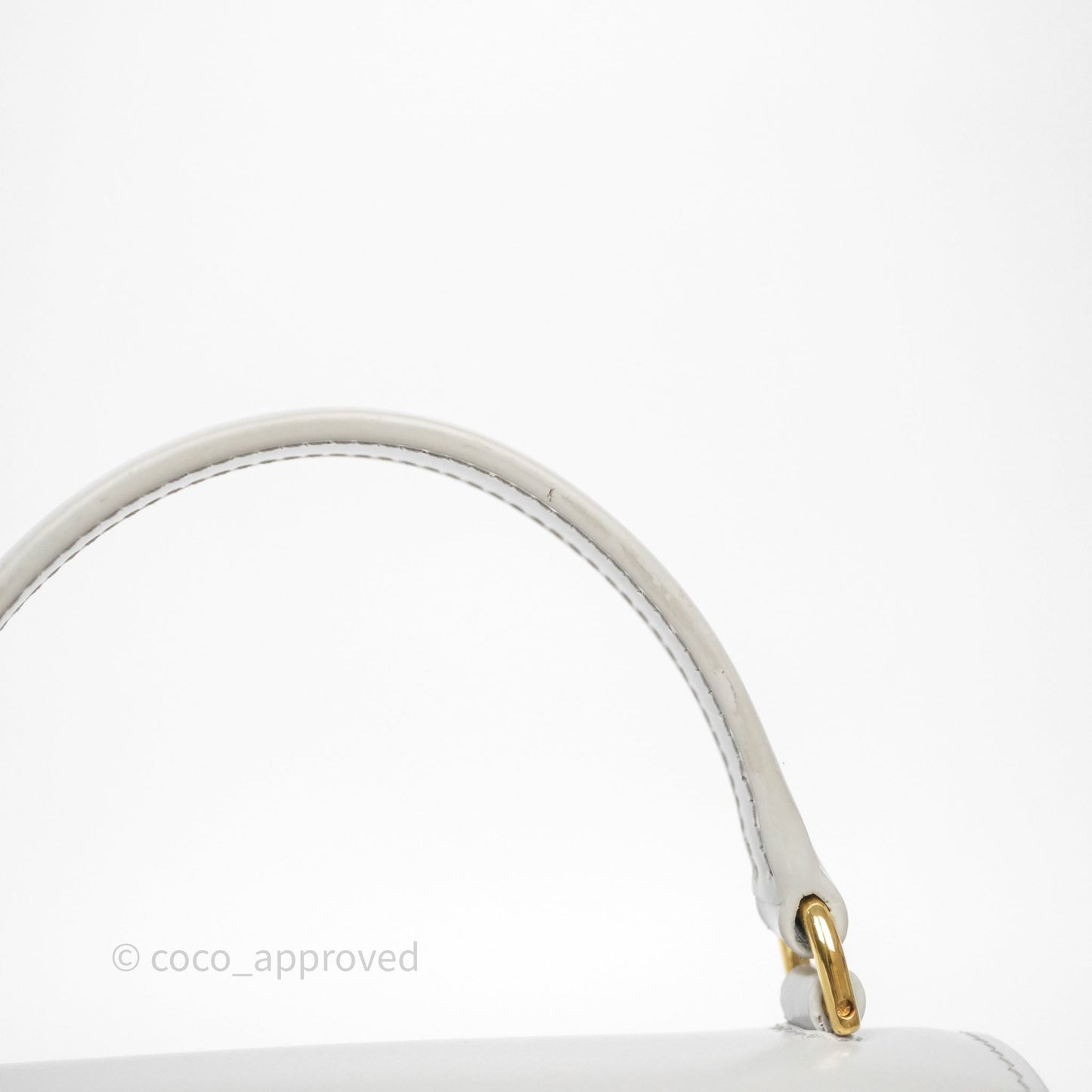 Celine Mini Besace Clea in Shiny Calfskin Grey