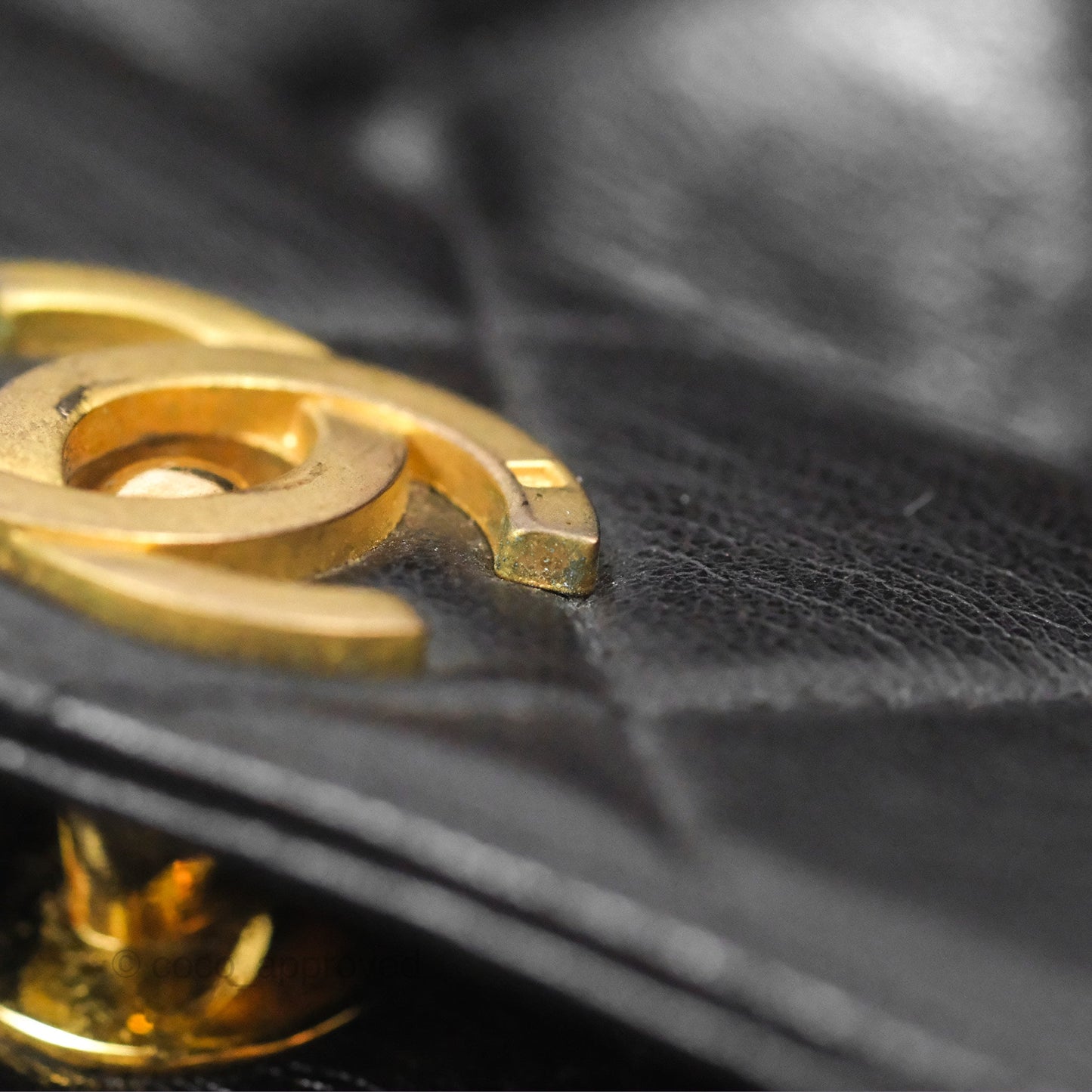 Chanel Vintage CC Duma Backpack Black Lambskin 24K Gold Hardware