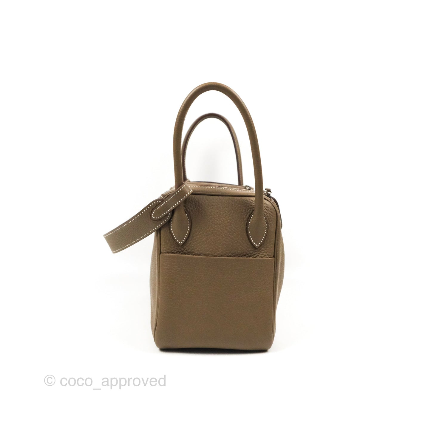 Hermès Lindy 26 Etoupe Clemence Palladium Hardware