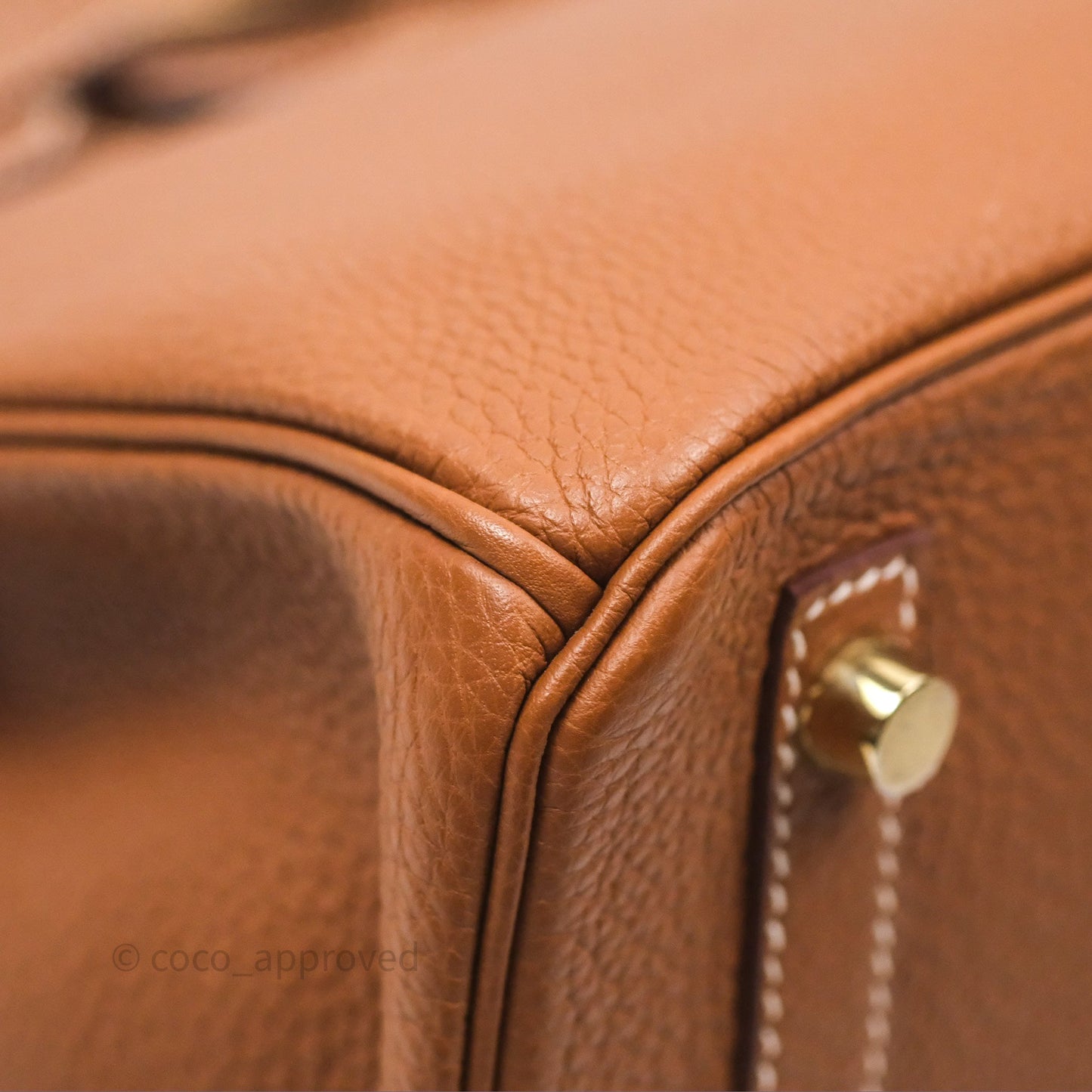 Hermès Birkin 30 Retourne Gold 37 Togo Gold Hardware