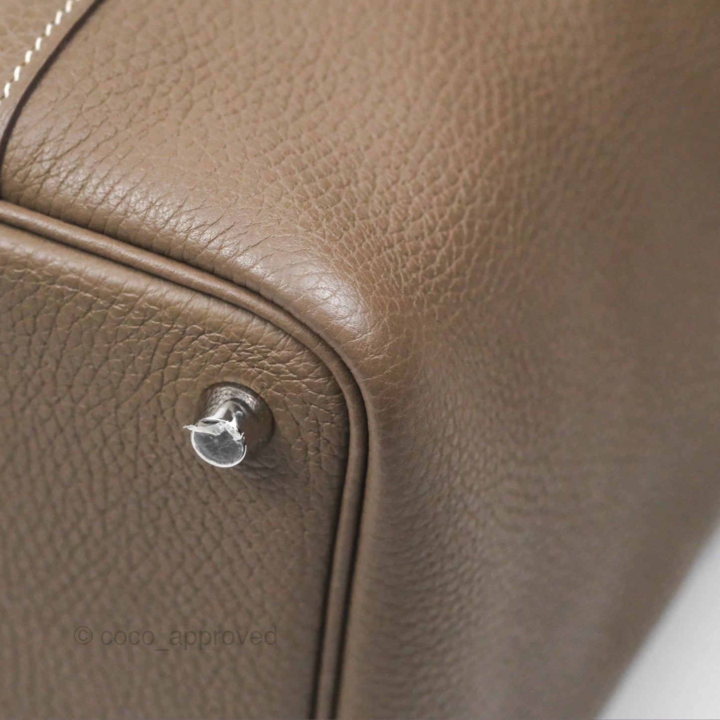 Hermès Picotin Lock 18 Etoupe 18 Clemence Palladium Hardware