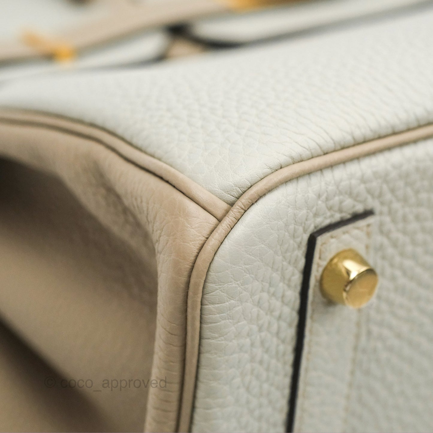 Hermès Birkin 30 Retourne Togo Gold Hardware HSS Gris Perle 80 Gris Tourterelle
