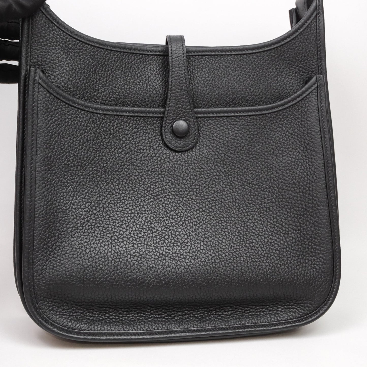 Hermes Evelyne III 29 Black Clemence Palladium Hardware
