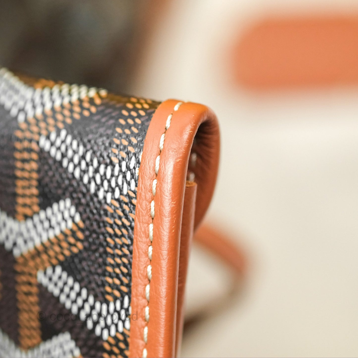 Goyard St. Louis Tote GM Black/Tan