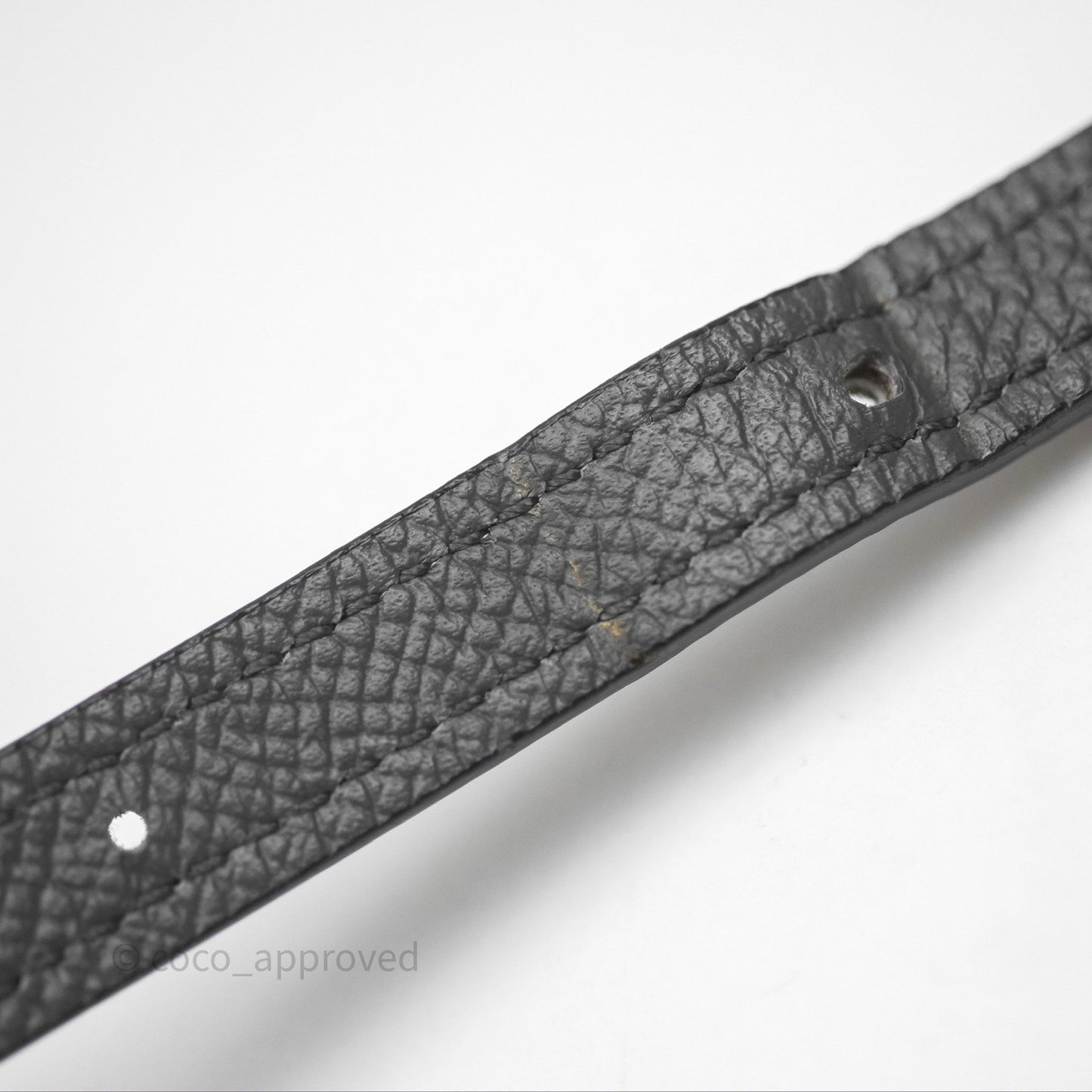 Celine Pico Belt Bag Grey Grained Calfskin Gold Hardware