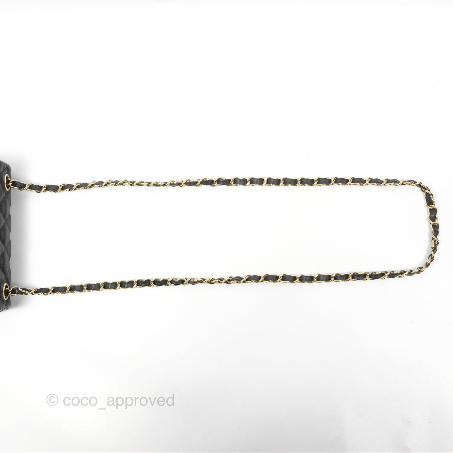 Chanel Mini Square Flap Quilted Black Caviar Gold Hardware