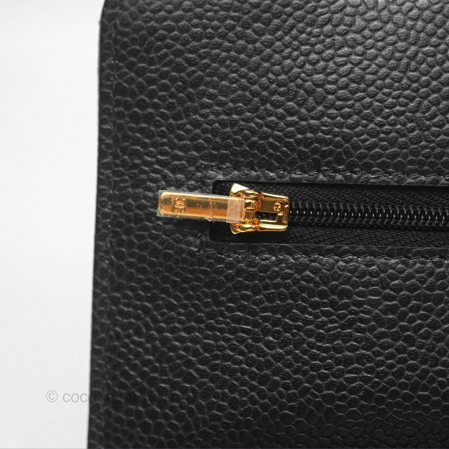 Chanel Quilted Classic Wallet On Chain WOC Black Caviar Gold Hardware