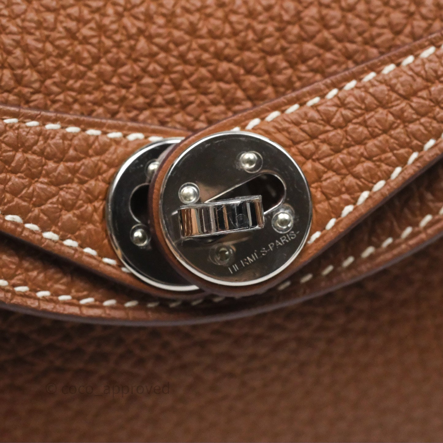 Hermès Mini Lindy 20 Gold Clemence Palladium Hardware
