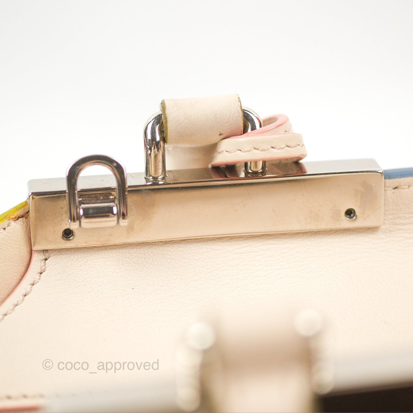 Fendi Petite 3Jours Bag Light Grey Calfskin
