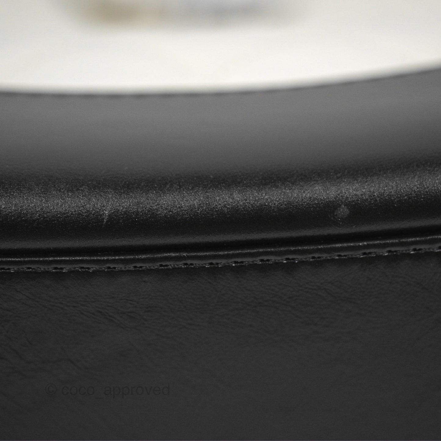Chanel Small Gabrielle Backpack White Black Aged Calfskin