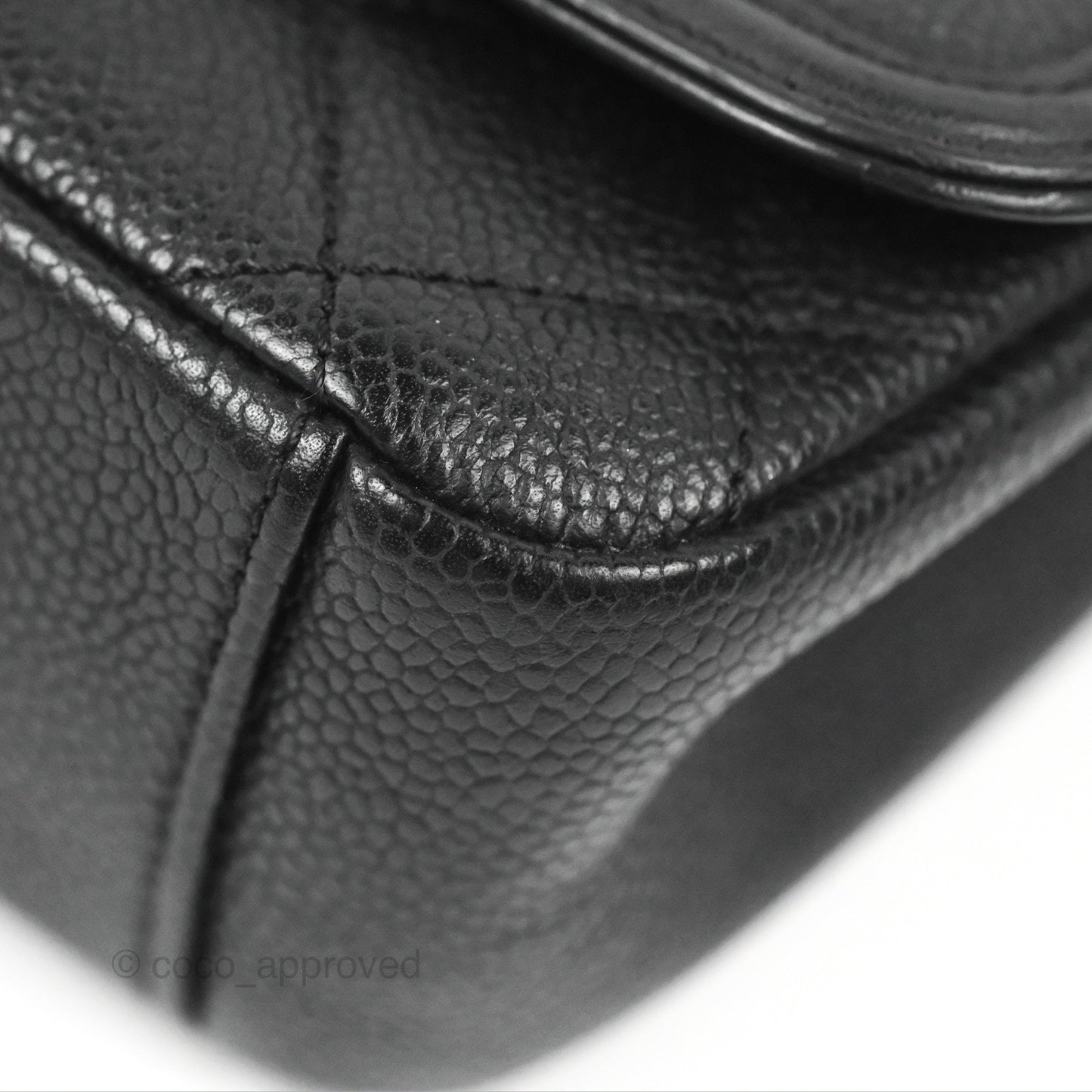 Chanel Quilted Medium CC Filigree Flap Black Caviar