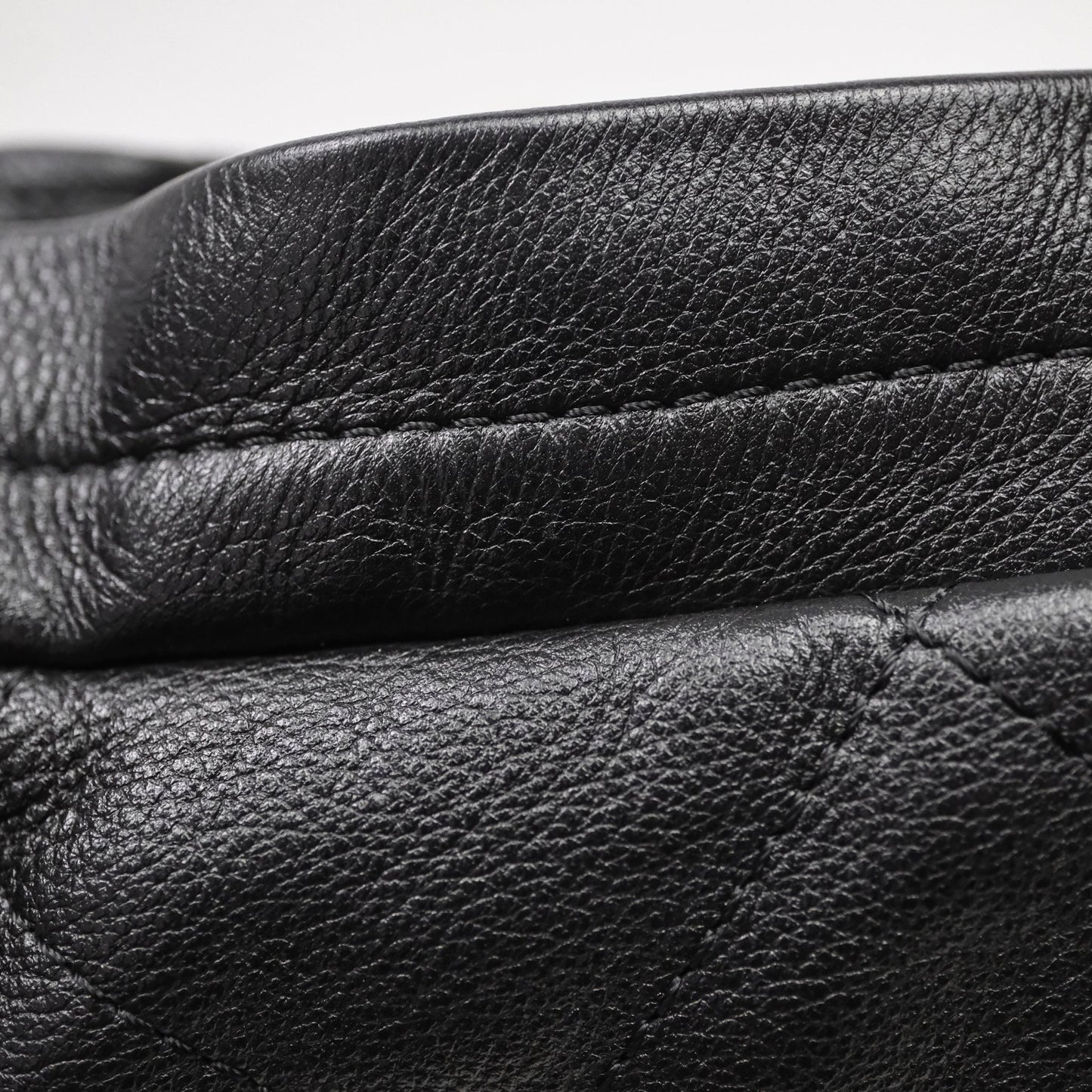 Chanel Hobo Bag Black Calfskin Aged Gold Hardware
