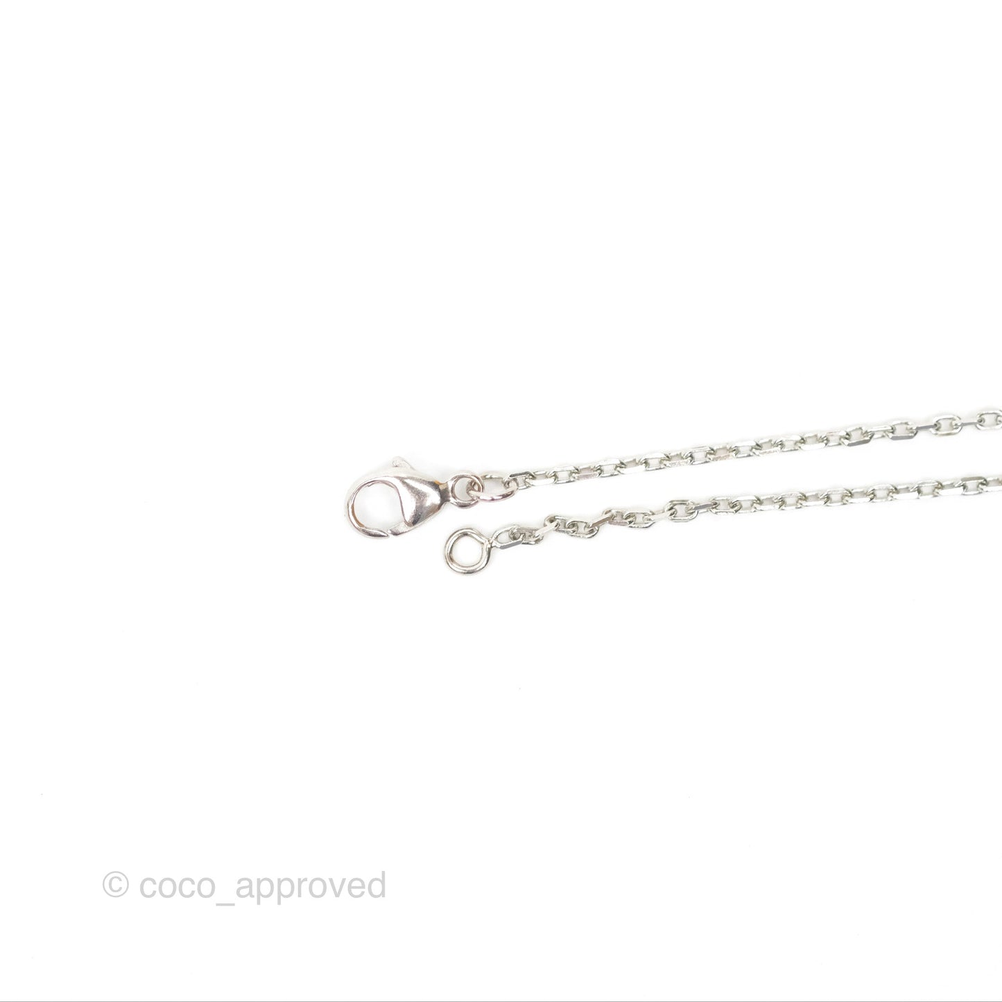 Hermès Mini Pop H Pendant Necklace Chai Palladium Hardware