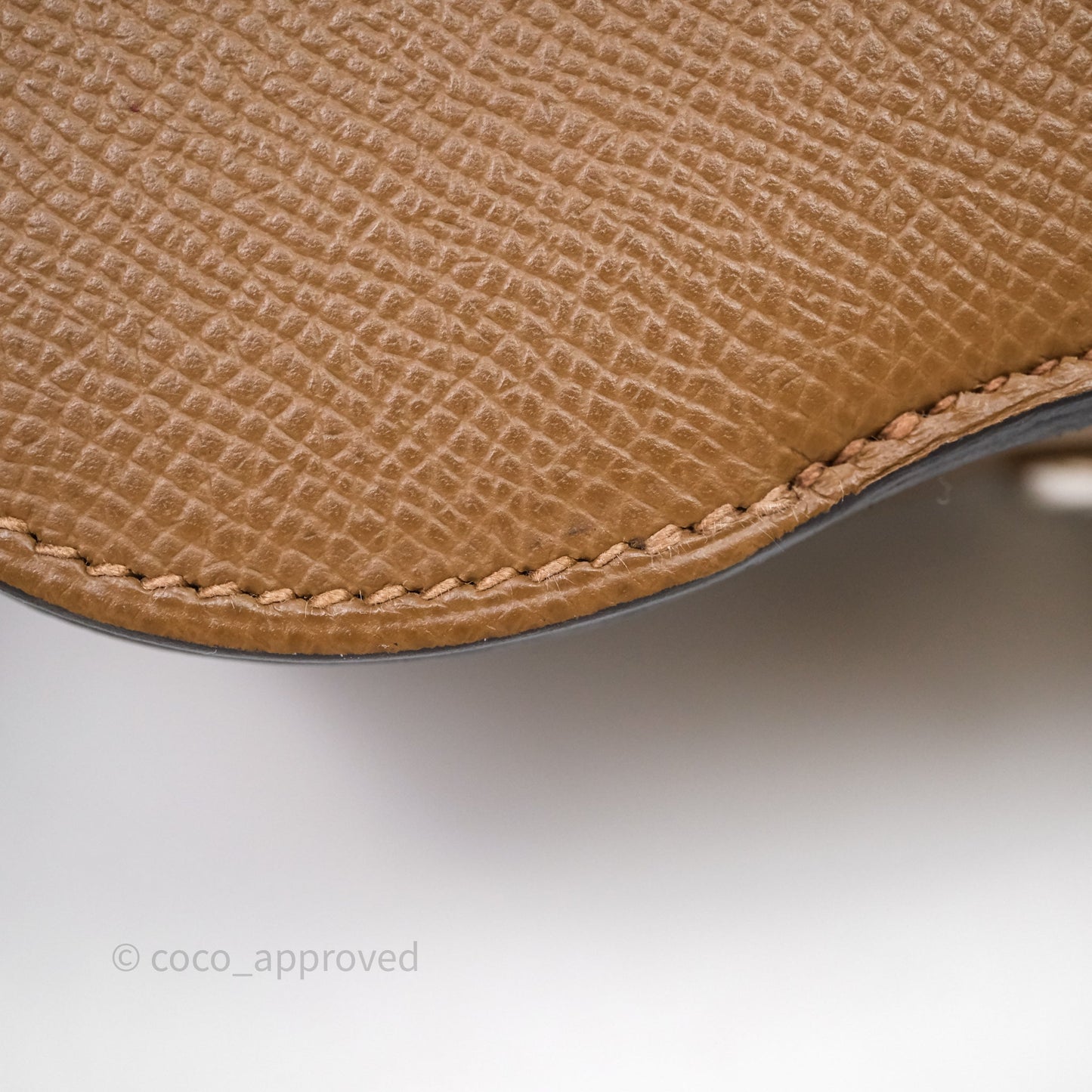 Hermès Della Cavalleria Mini Bag Alezan 3G Epsom Palladium Hardware