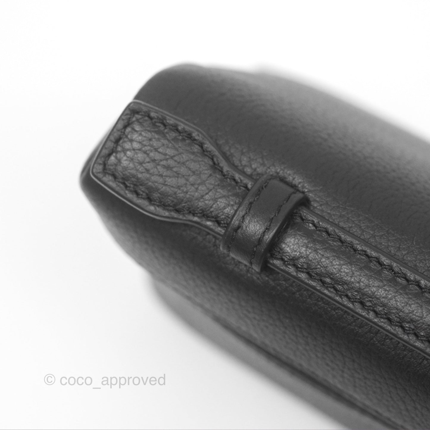 Loro Piana Extra Pocket L19 Black Grained Calfskin