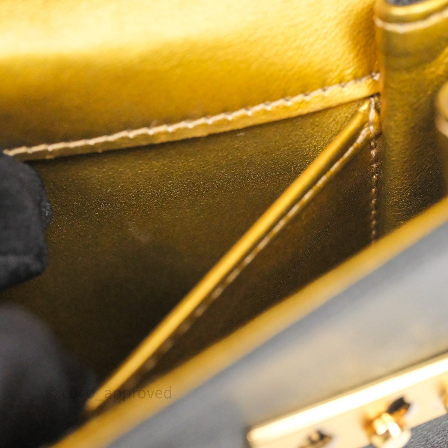 Delvaux Tempête Mini Black Calfskin Gold Hardware