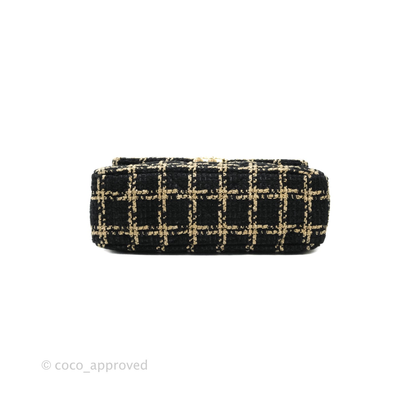 Chanel 19 Small Tweed Black Beige Mixed Hardware